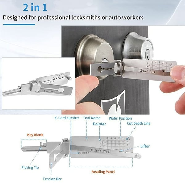 🔥Last day Clearance Sale-50% OFF--Stainless Steel Key Decoder--🔥🔥Buy More Free More!!