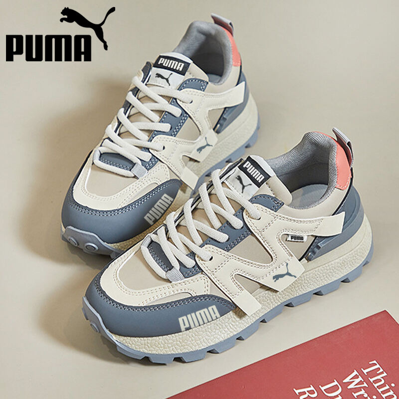 Dámská kožená obuv PUMA Thick Comfort s květinovým vzorem