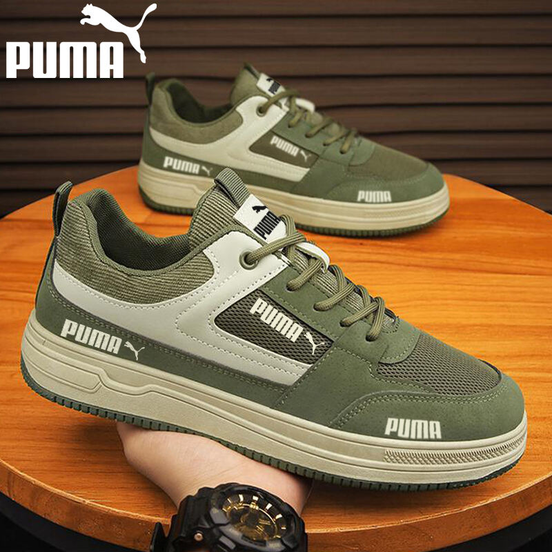 Męskie buty casualowe Puma Leather Breathable