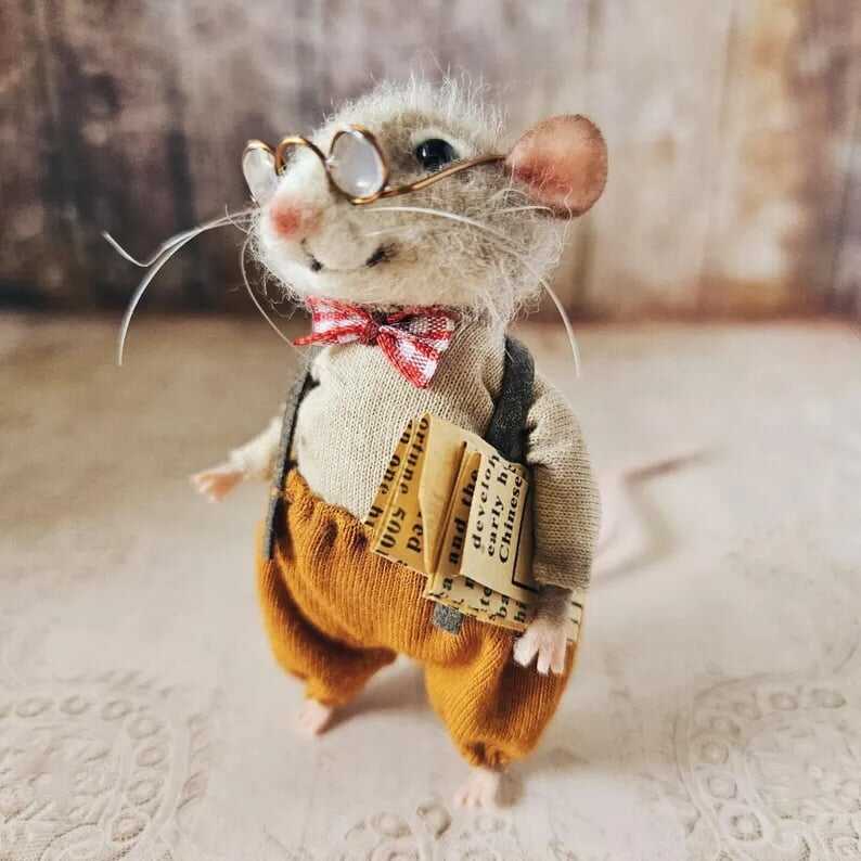 😍Last day 60% OFF🎉Cute Needle Felted Mouse