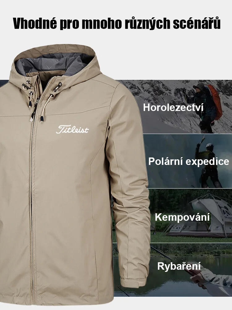 Outdoorová bunda odolná proti větru a vodě