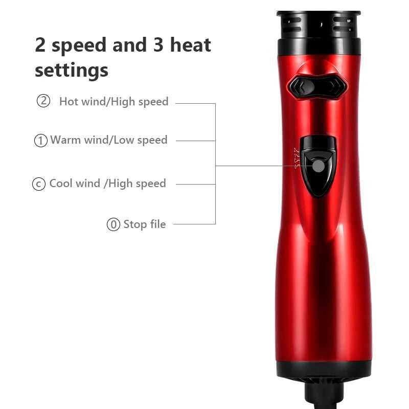 ✨Hot Sale✨3-in-1 Hot Air Styler and Rotating Hair Dryer for Dry hair, curl hair, straighten hair