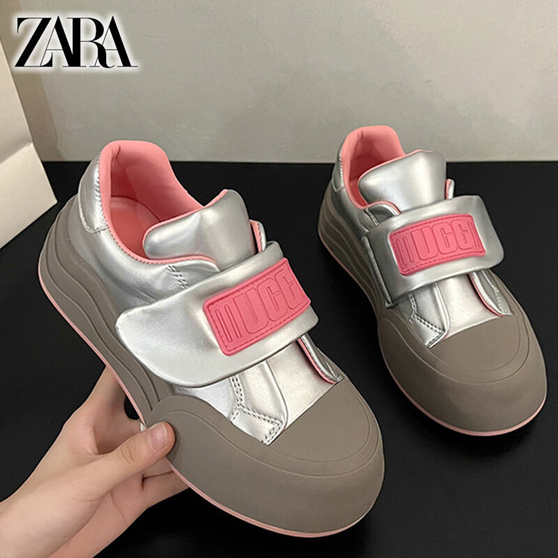 ZARA   Damskie buty casualowe z grubą podeszwą