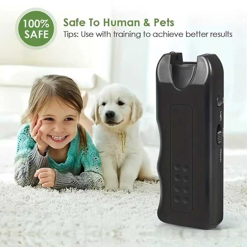 🔥Hot Sale🔥Handheld Bark Control Luminous Ultrasonic Dog Repeller