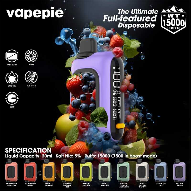 Sakura Grape & Vapepie RO 15000 PUFFS