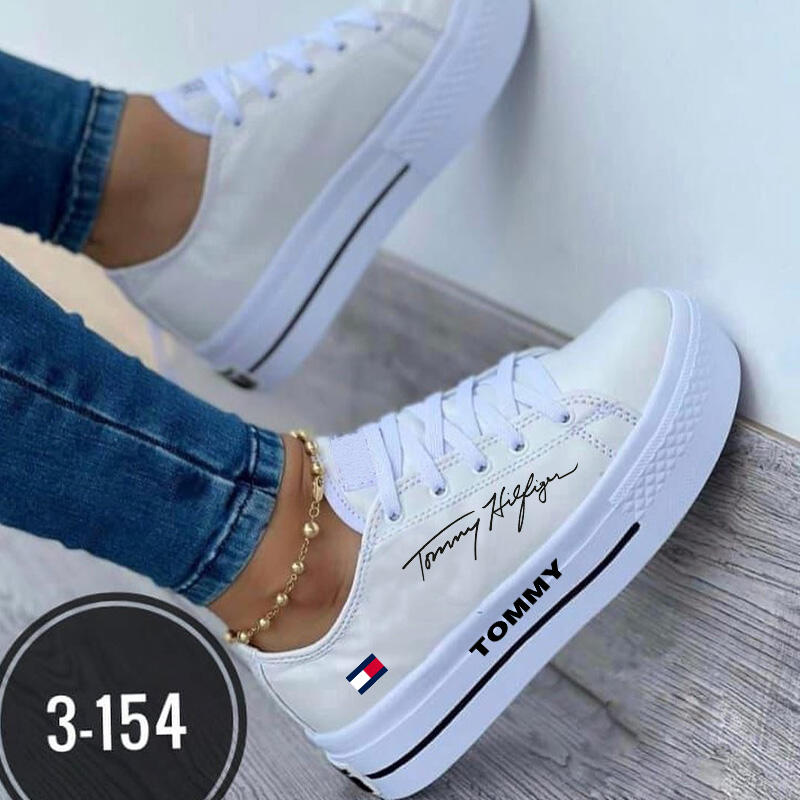 [Tommy Hilfiger] Divatos, lélegző női tornacipő