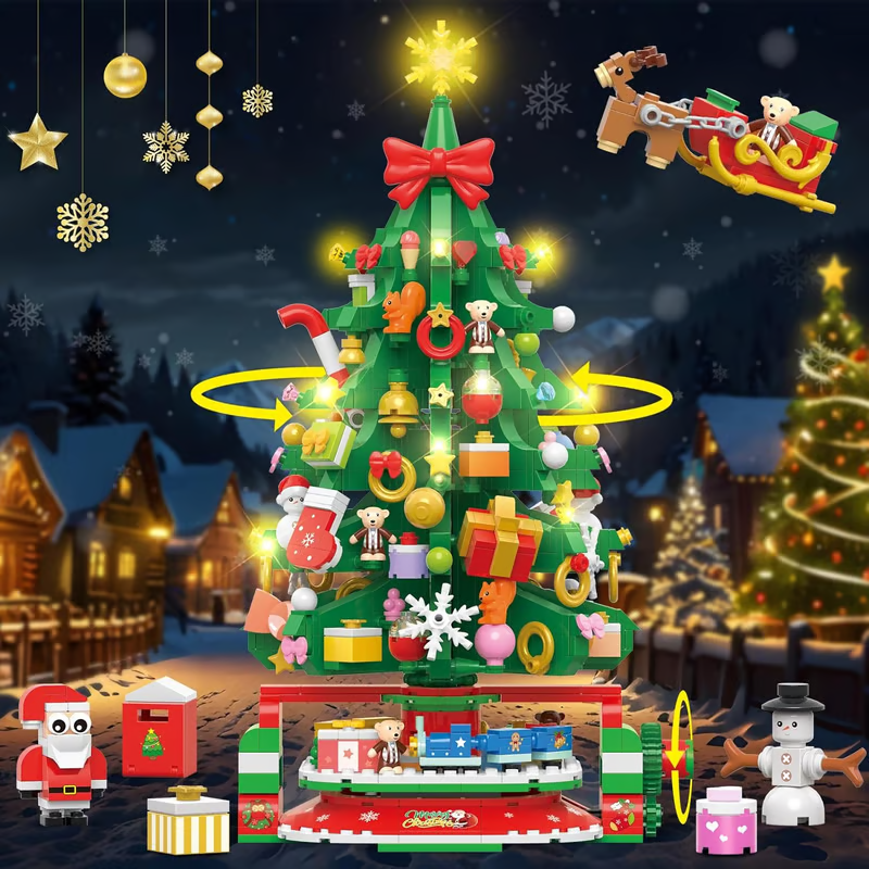 ✨Last Day 60% OFF 🎁Advent Calendar 2024 Christmas Tree Building Set