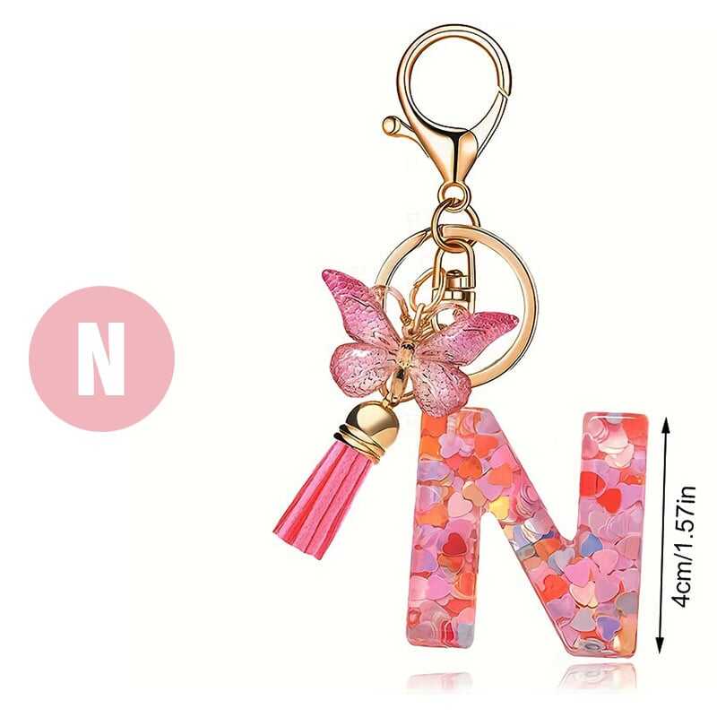 ⏰BUY 1 GET 1 FREE ONLY TODAY🌼Initial Letter Keychains🦋