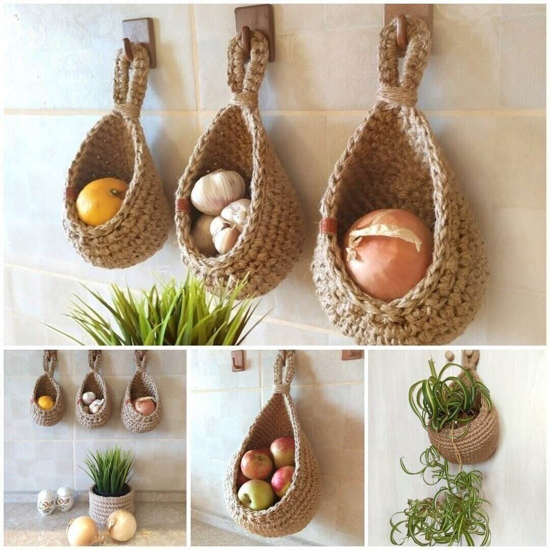 🔥CHRISTMAS SALE60% 🛍️OFF-Hanging Wall Vegetable Fruit Baskets