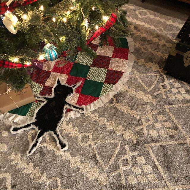 🔥LAST DAY SALE 70% OFFFried Cat🐈‍⬛ Rug - Funny Christmas Gift