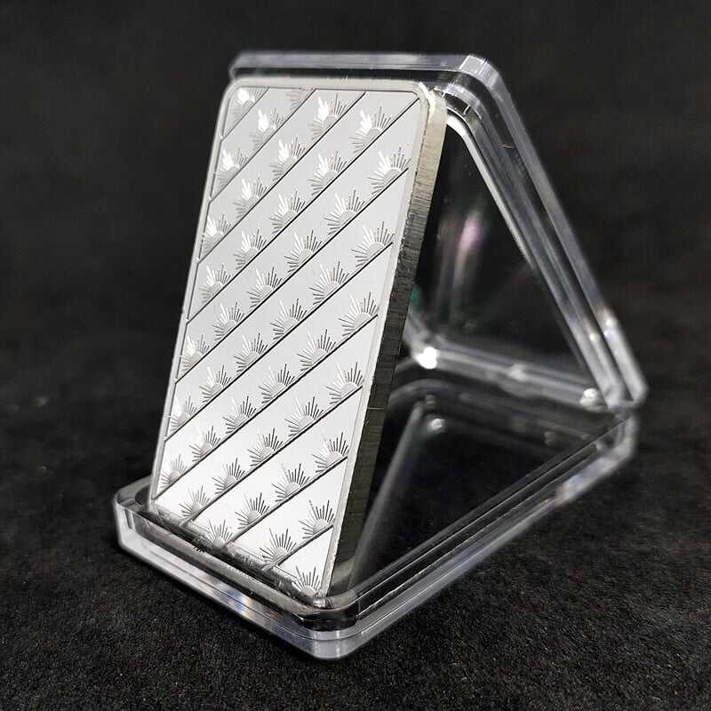 🔥🔥$6.65 Today 1OZ SUNSHINE MINTING Encapsulated Silver Bar