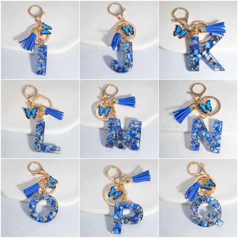 ⏰BUY 1 GET 1 FREE ONLY TODAY🌼Initial Letter Keychains🦋