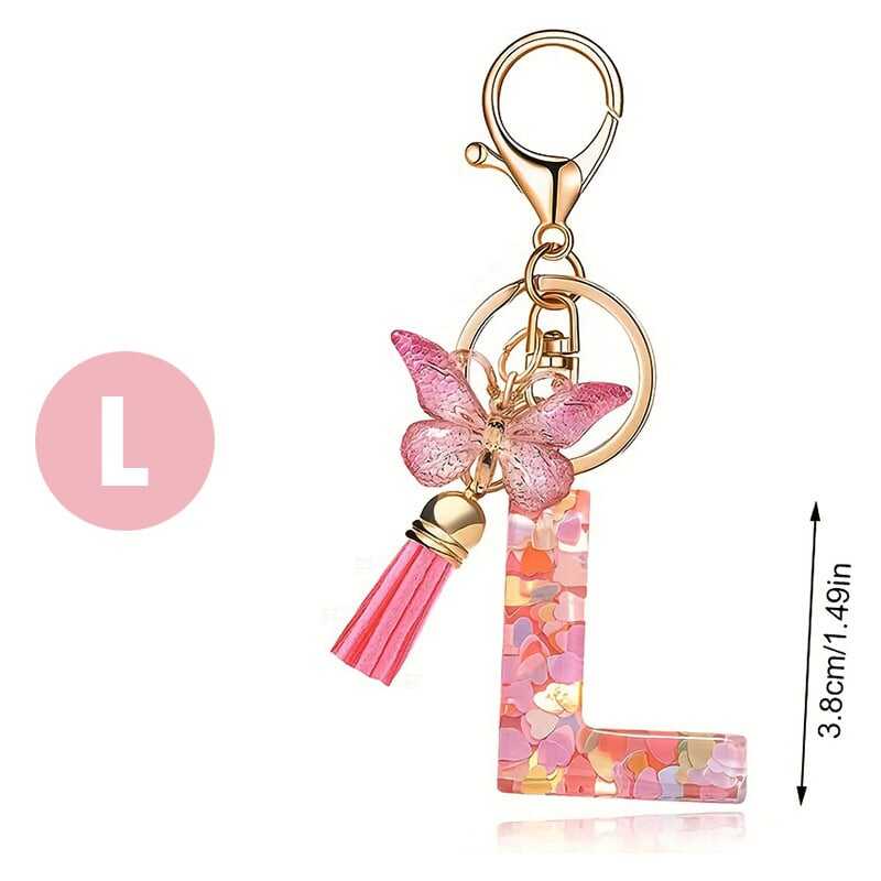 ⏰BUY 1 GET 1 FREE ONLY TODAY🌼Initial Letter Keychains🦋