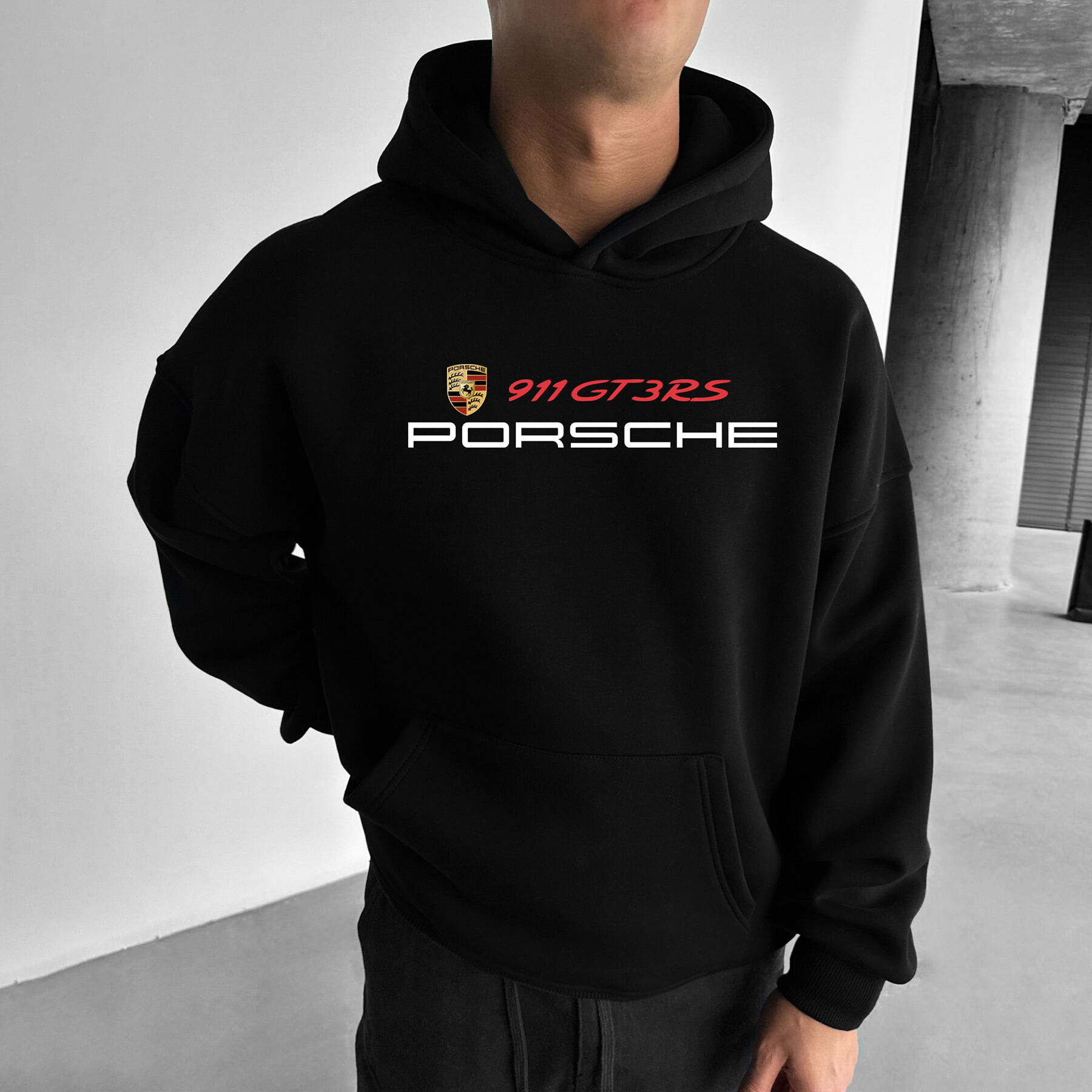 Oversize Sports Car 911 GT3 RS Hoodie