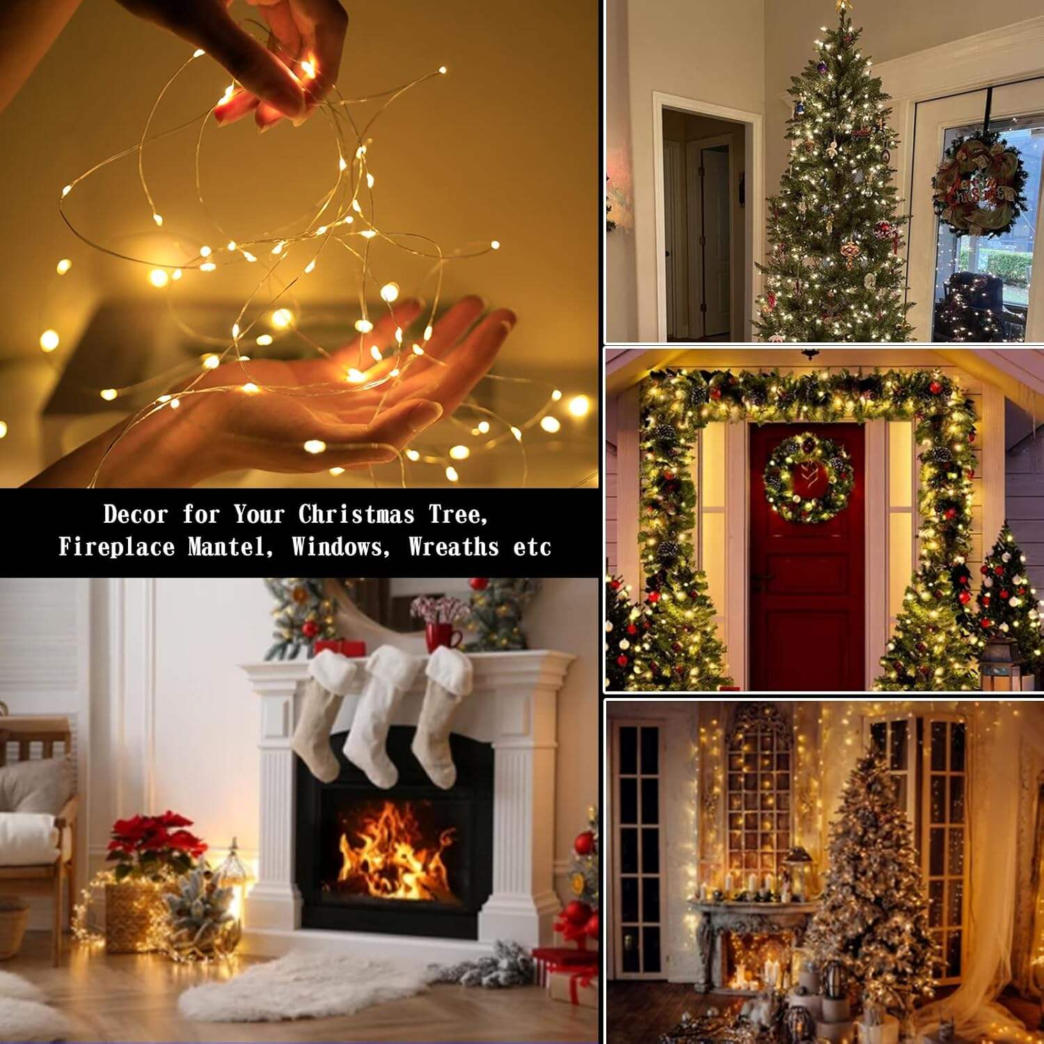 🌲CHRISTMAS HOT SALE - 49% OFF - 8 Modes 100-600 Christmas LED Firefly Twinkle String Lights