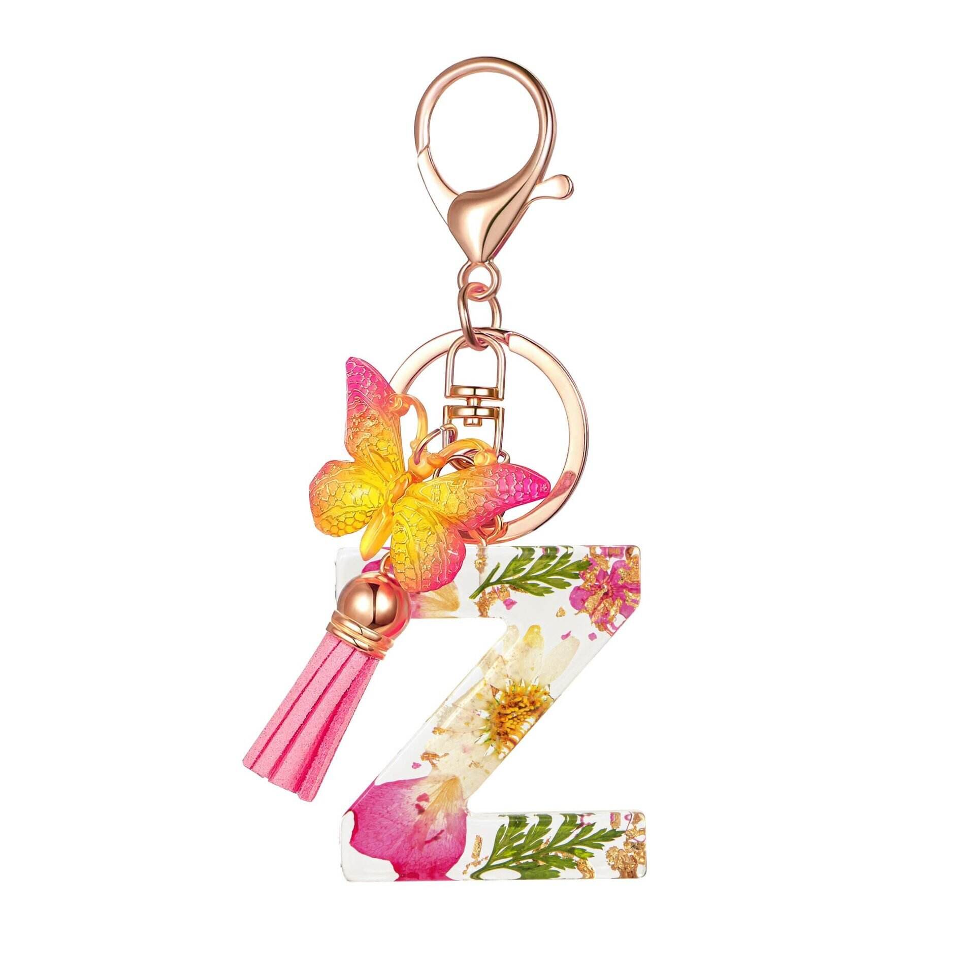 ⏰BUY 1 GET 1 FREE ONLY TODAY🌼Initial Letter Keychains🦋