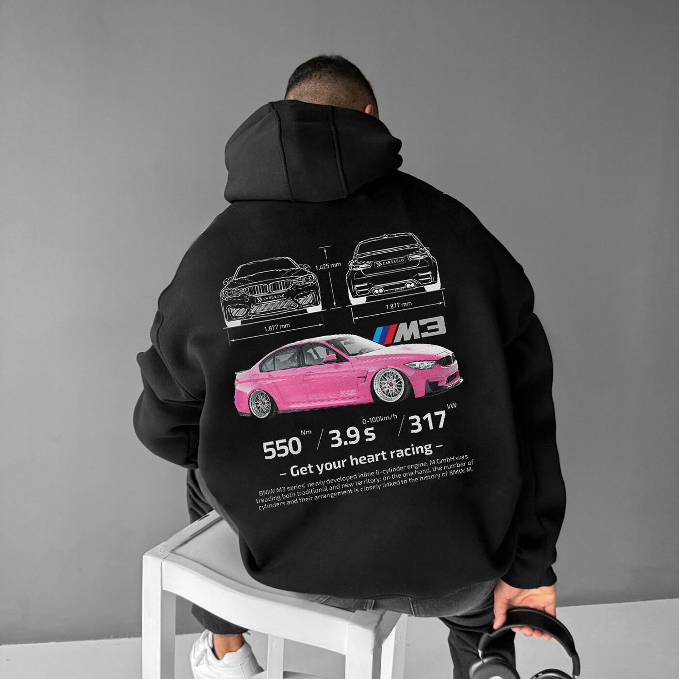 Oversize Sports Car Hoodie