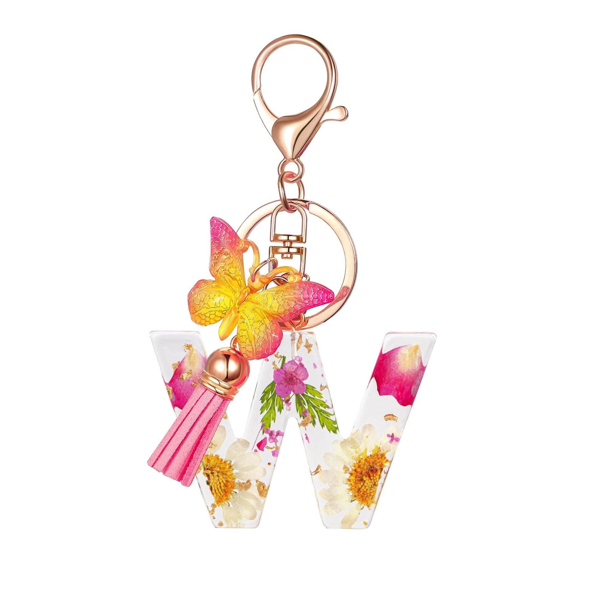 ⏰BUY 1 GET 1 FREE ONLY TODAY🌼Initial Letter Keychains🦋