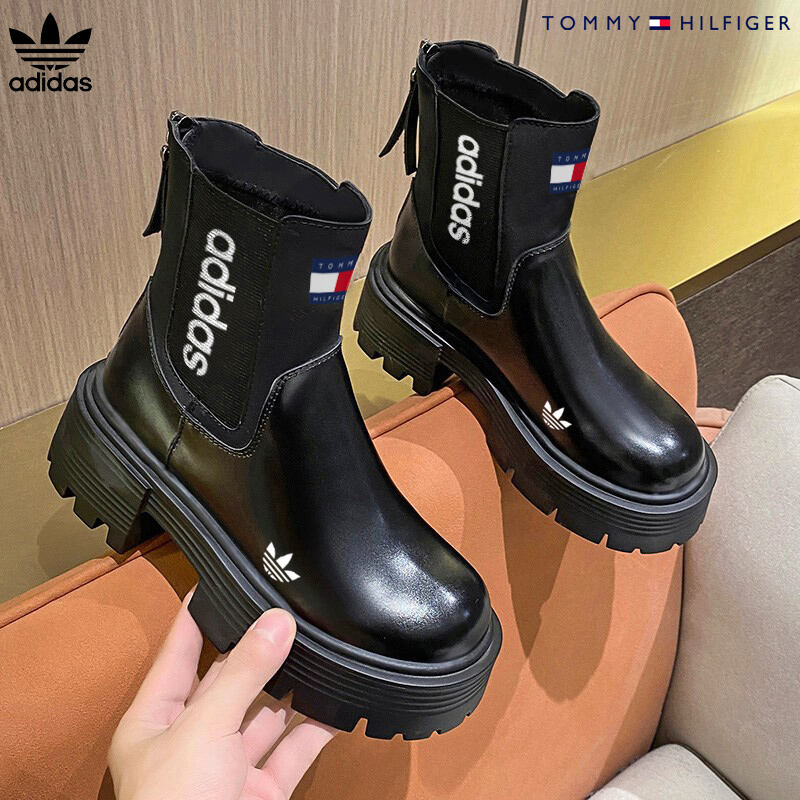 Adidas & Tommy Hilfiger 2023 Zimní nepromokavé PU dámské boty