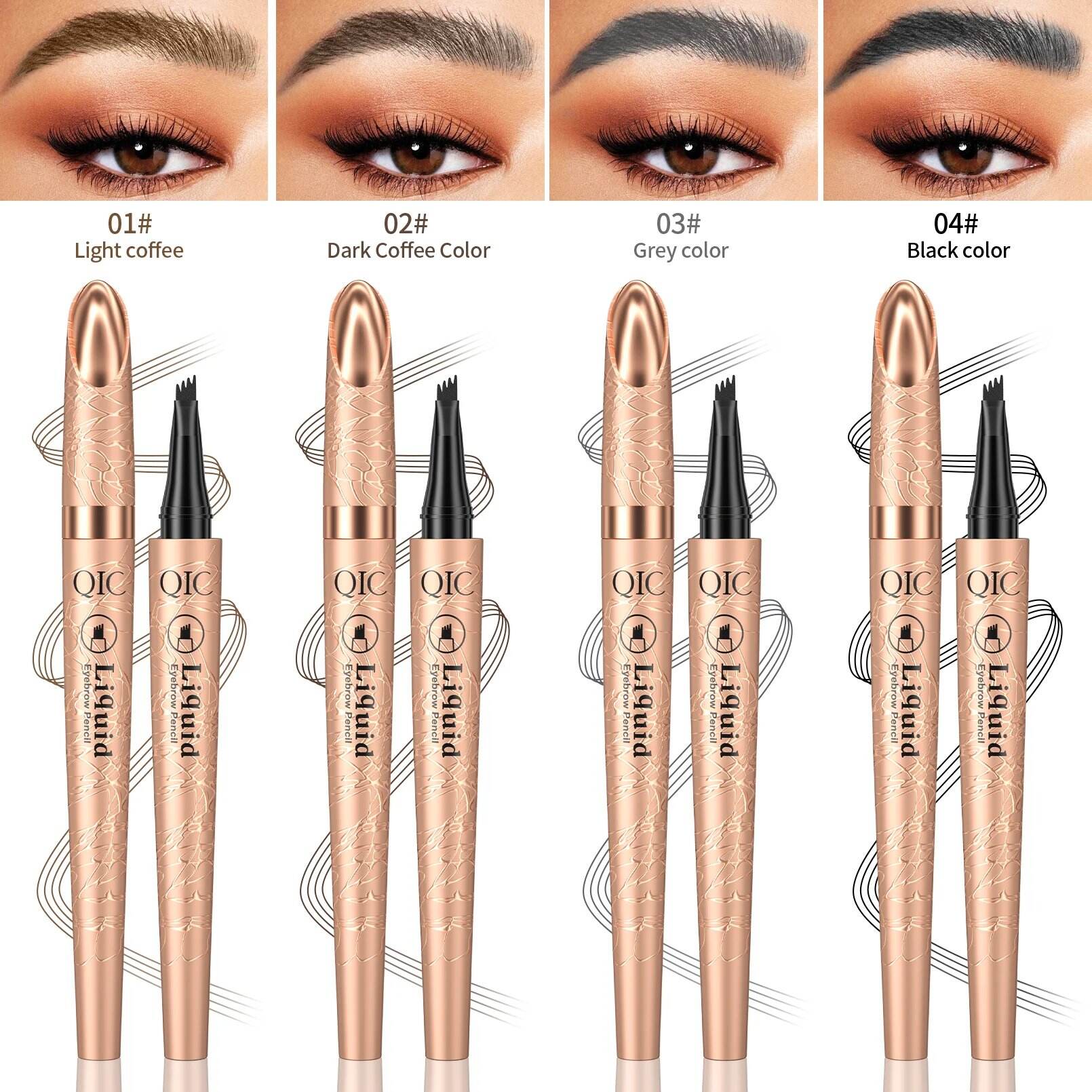 3D Microblading Eyebrow Tattoo Pencil 4 Fork Tip (2 pcs)