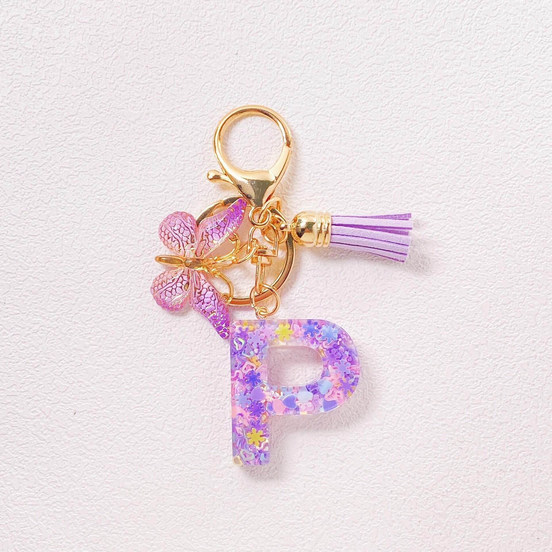 ⏰BUY 1 GET 1 FREE ONLY TODAY🌼Initial Letter Keychains🦋