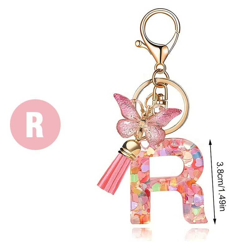 ⏰BUY 1 GET 1 FREE ONLY TODAY🌼Initial Letter Keychains🦋