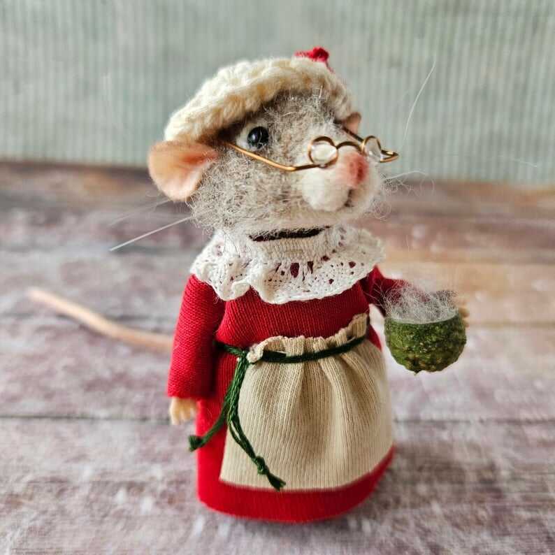 😍Last day 60% OFF🎉Cute Needle Felted Mouse