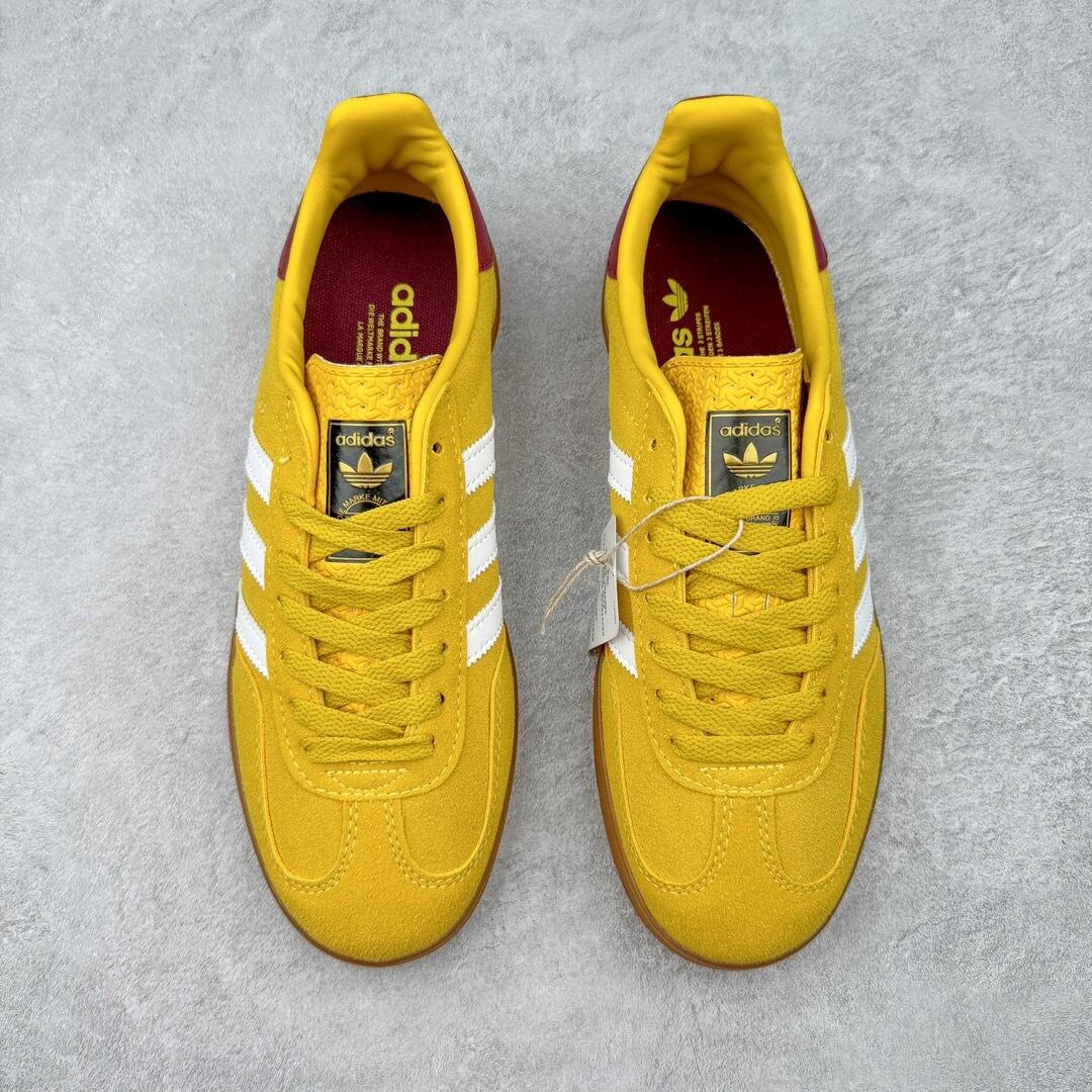 Adidas Gazelle 'Bright Yellow Burgundy'