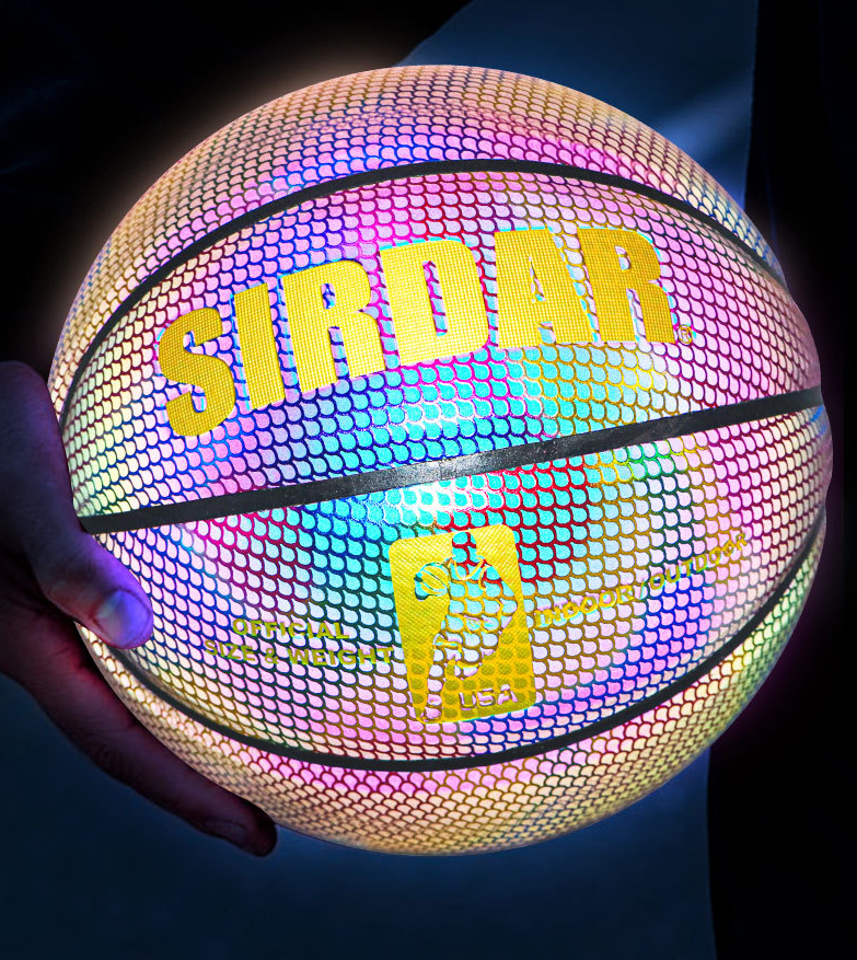 🎁HOLOGRAPHIC REFLECTIVE GLOWING BASKETBALL