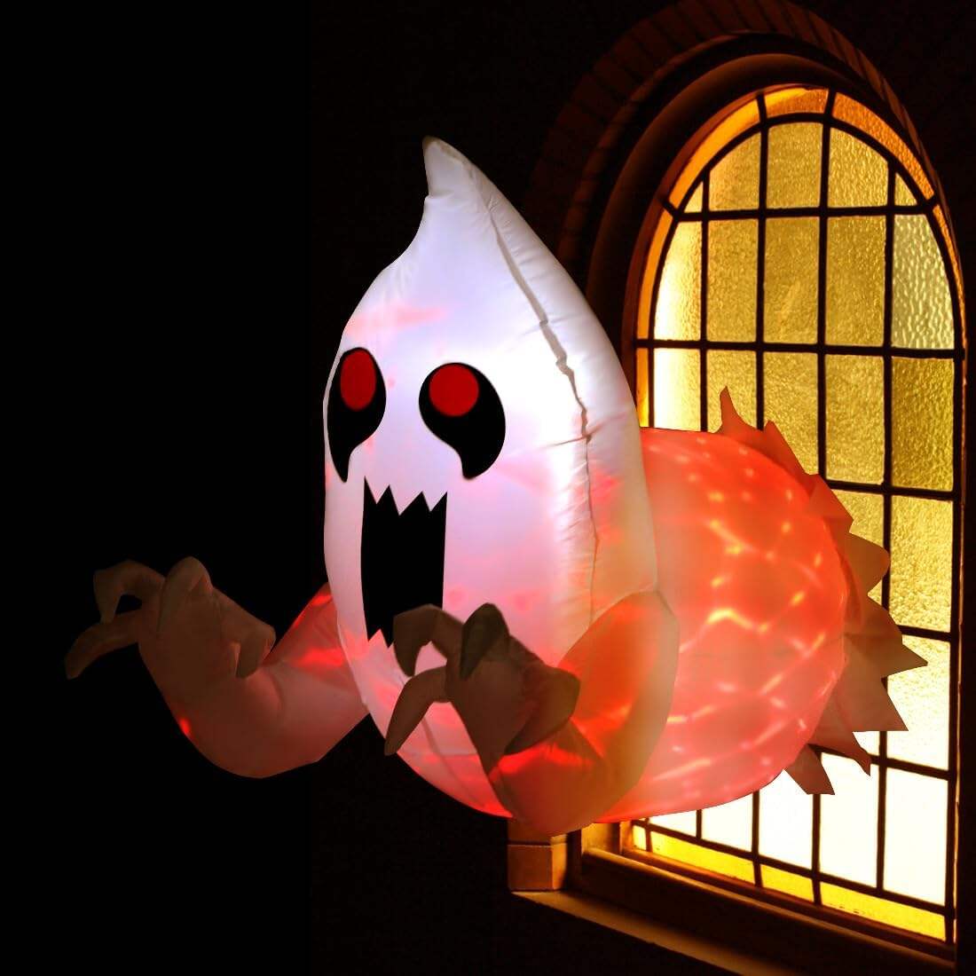 💥Last Day 55% OFF👻LED Halloween Inflatable Ghost