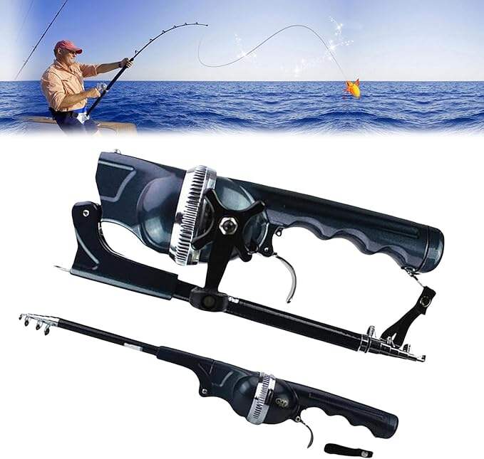 🔥HOT SALE 60% OFF🎣Fishing Rod Pulley All-in-One Folding Fishing Rods🐟