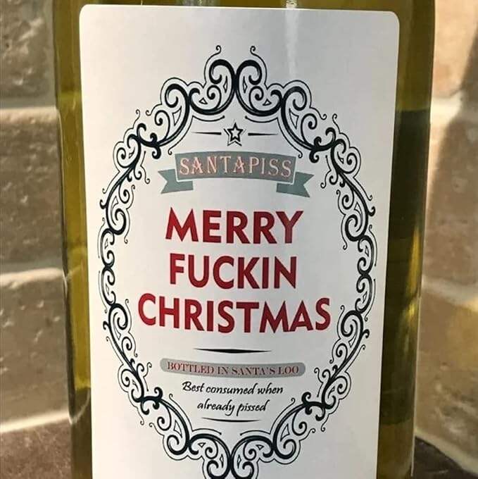 🔥Christmas sale-Funny Christmas Wine Labels for Bottles