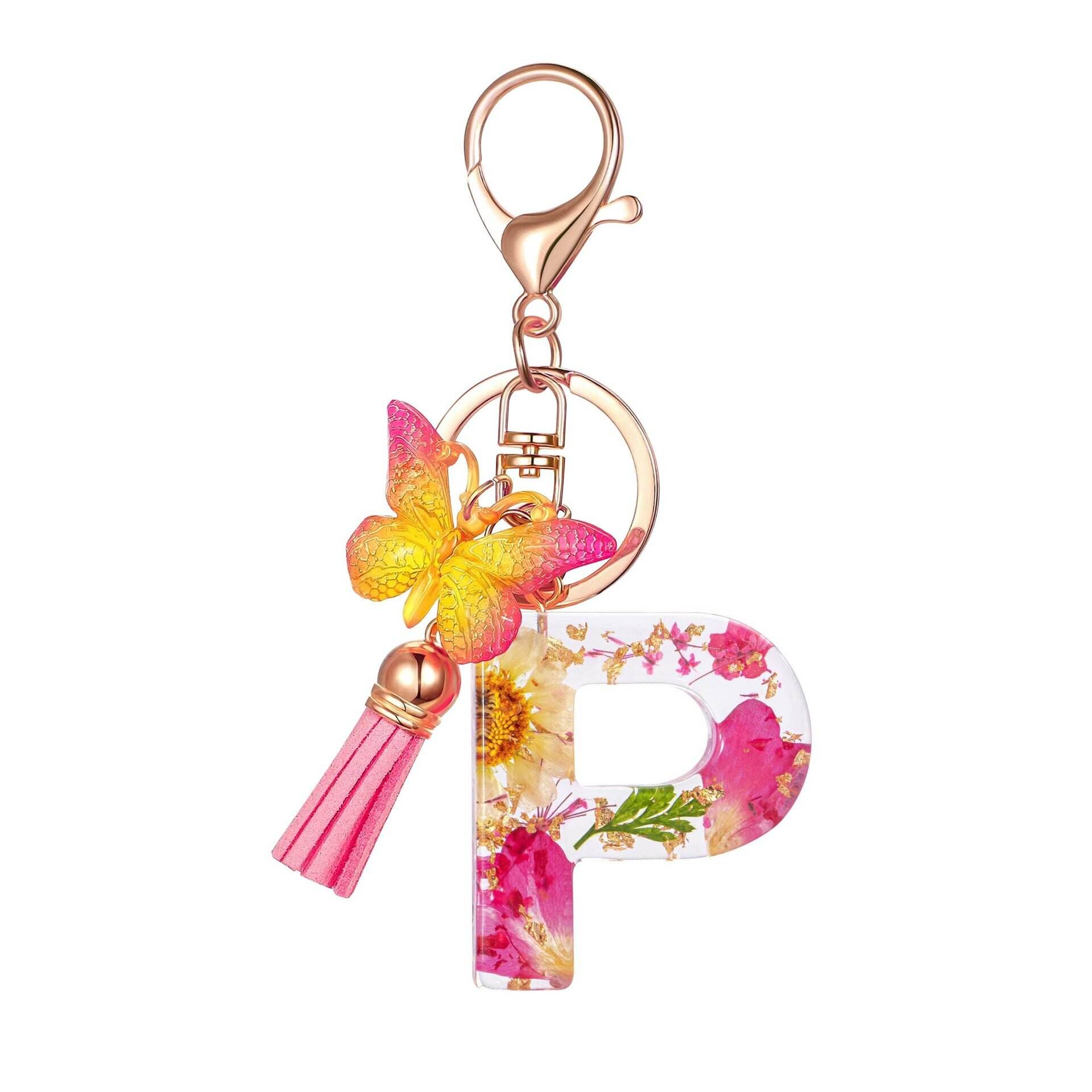 ⏰BUY 1 GET 1 FREE ONLY TODAY🌼Initial Letter Keychains🦋