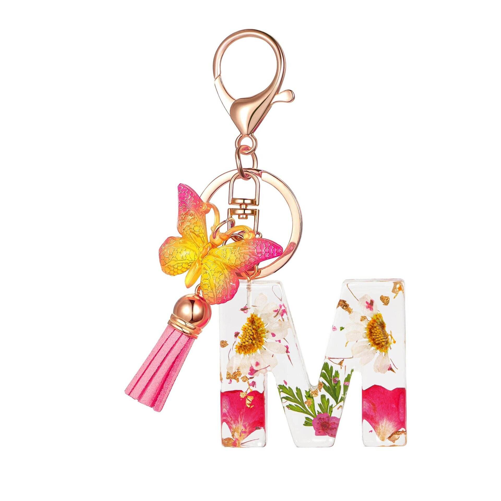 ⏰BUY 1 GET 1 FREE ONLY TODAY🌼Initial Letter Keychains🦋