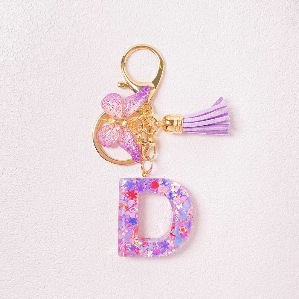 ⏰BUY 1 GET 1 FREE ONLY TODAY🌼Initial Letter Keychains🦋