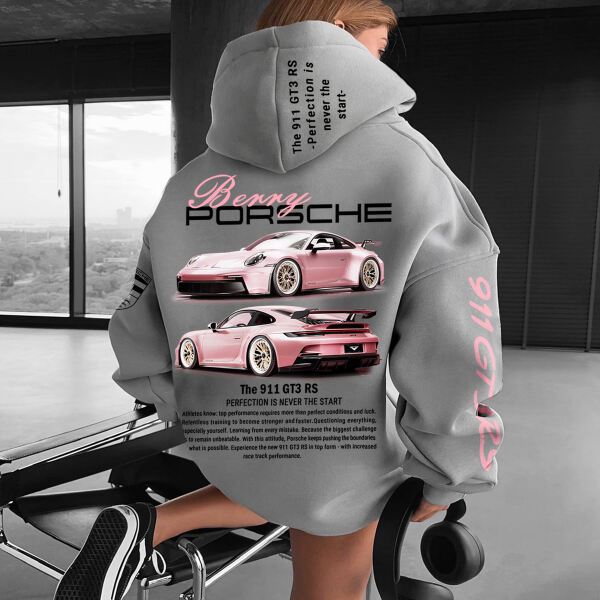 Oversize Sports Car 911 GT3 RS Hoodie