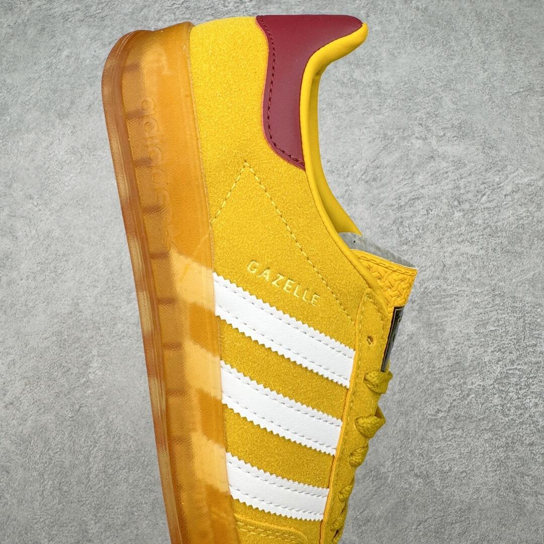 Adidas Gazelle 'Bright Yellow Burgundy'