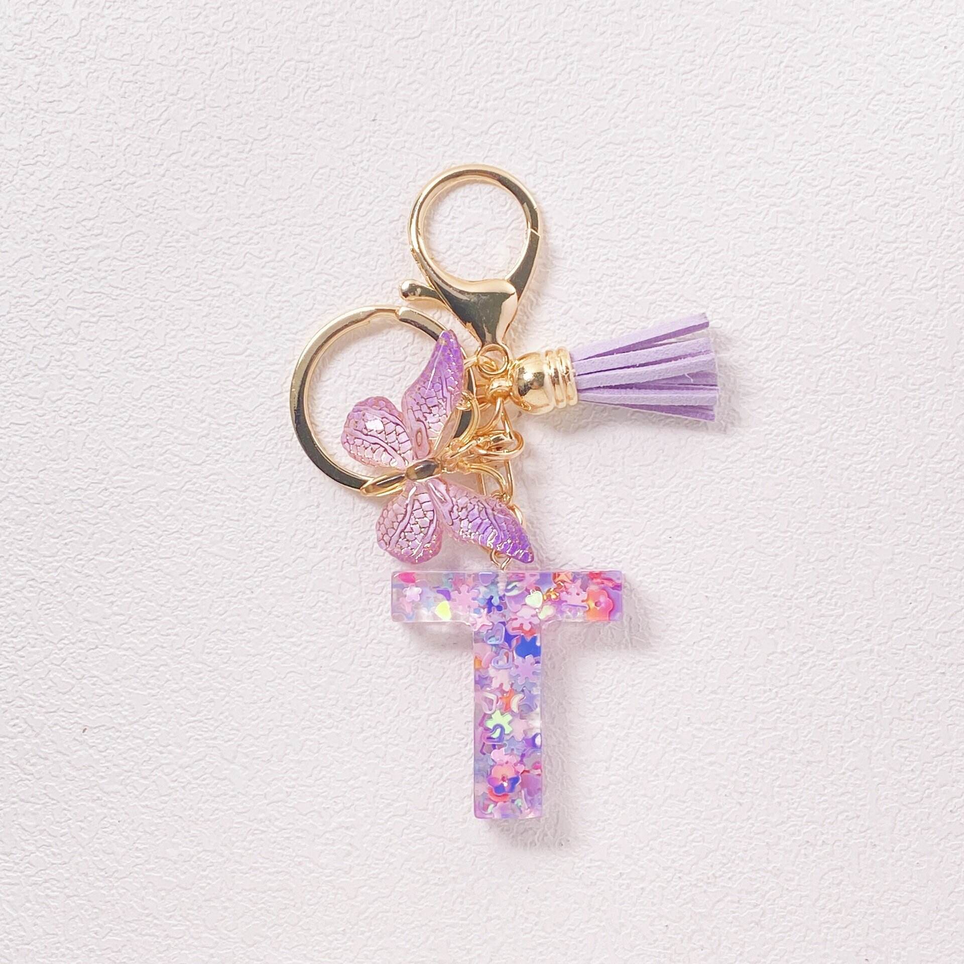 ⏰BUY 1 GET 1 FREE ONLY TODAY🌼Initial Letter Keychains🦋