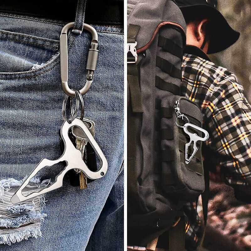 🔥Outdoor Multifunctional Keychain - BUY 3 GET 2 FREE NOW