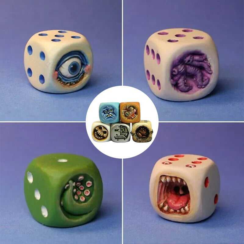 Monster Dice(set of 5 pcs)