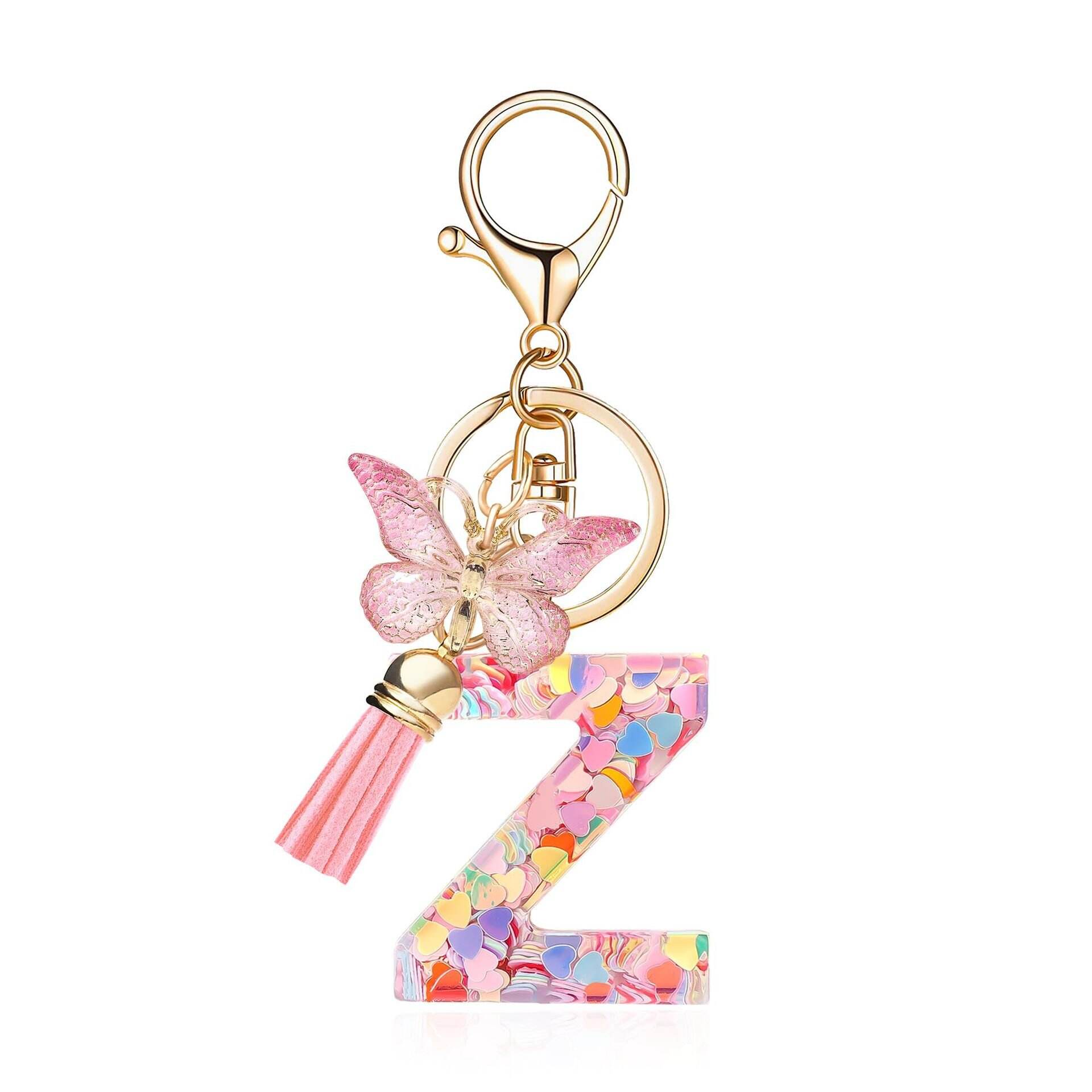 ⏰BUY 1 GET 1 FREE ONLY TODAY🌼Initial Letter Keychains🦋