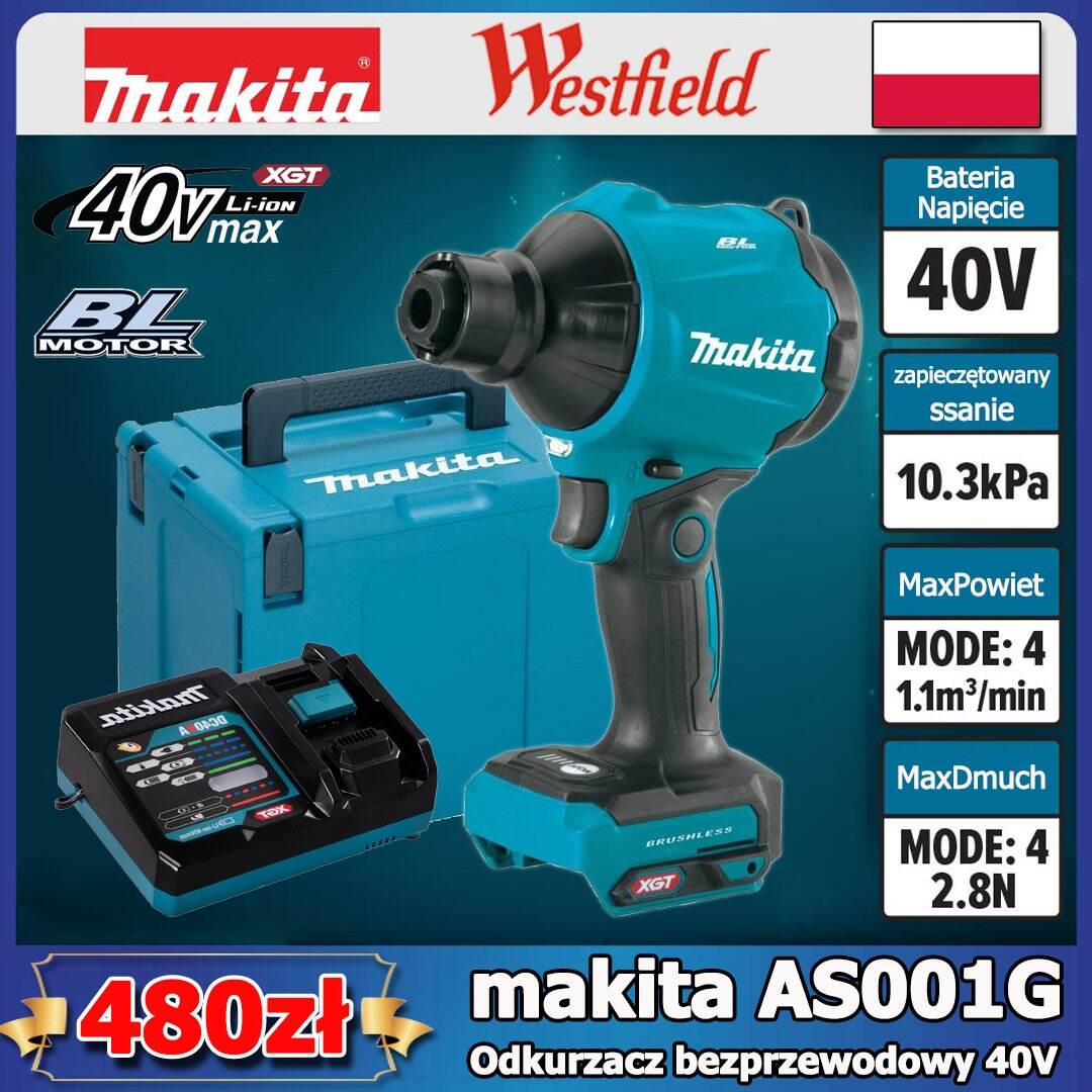 [Westfield Arkadia Shopping Center obchody 16.rocznicy]Makita AS001G 40V akumulatorowy pistolet do dmuchania.