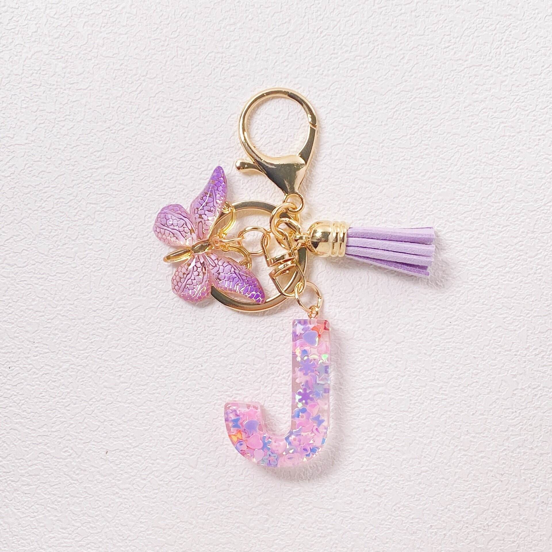 ⏰BUY 1 GET 1 FREE ONLY TODAY🌼Initial Letter Keychains🦋