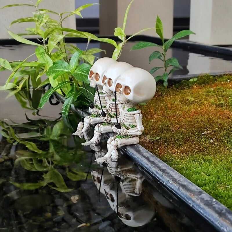 🔥Fishing Skeleton Garden Accessory