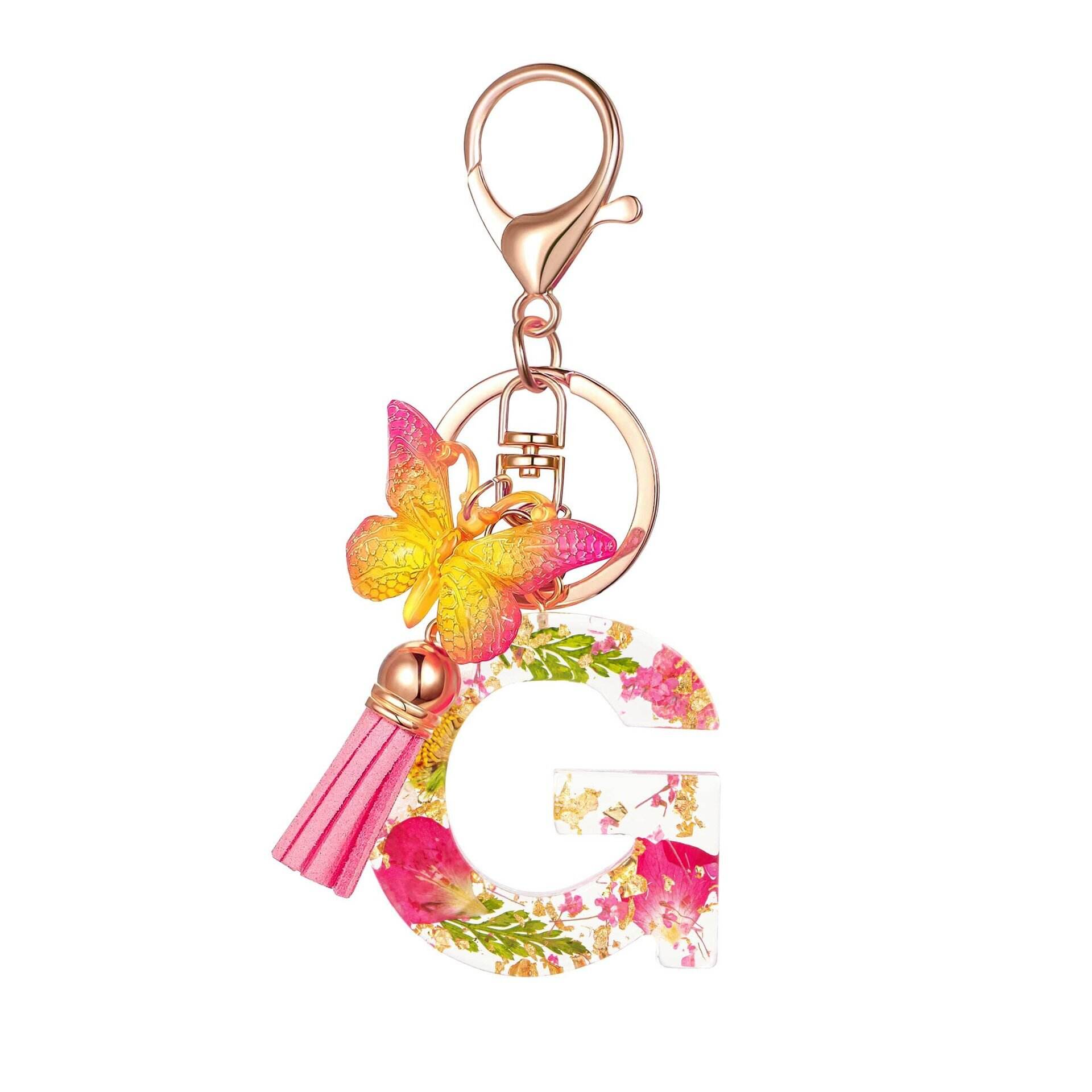 ⏰BUY 1 GET 1 FREE ONLY TODAY🌼Initial Letter Keychains🦋