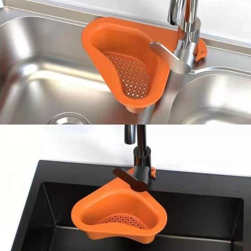 (Last Day Promotion - 47% OFF)Kitchen Sink Drain Basket Swan Drain Rack, Buy 3 Get 3 Free & Free Shipping