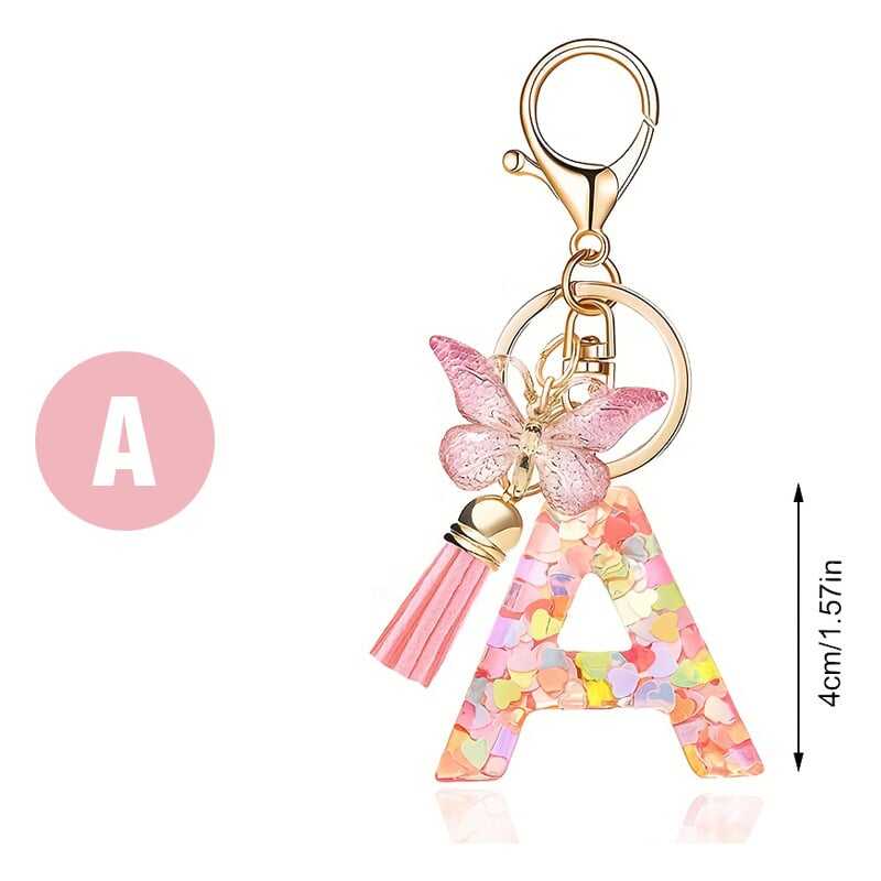 ⏰BUY 1 GET 1 FREE ONLY TODAY🌼Initial Letter Keychains🦋