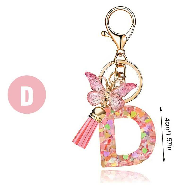 ⏰BUY 1 GET 1 FREE ONLY TODAY🌼Initial Letter Keychains🦋