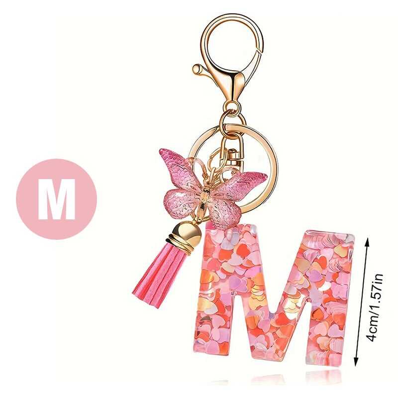 ⏰BUY 1 GET 1 FREE ONLY TODAY🌼Initial Letter Keychains🦋