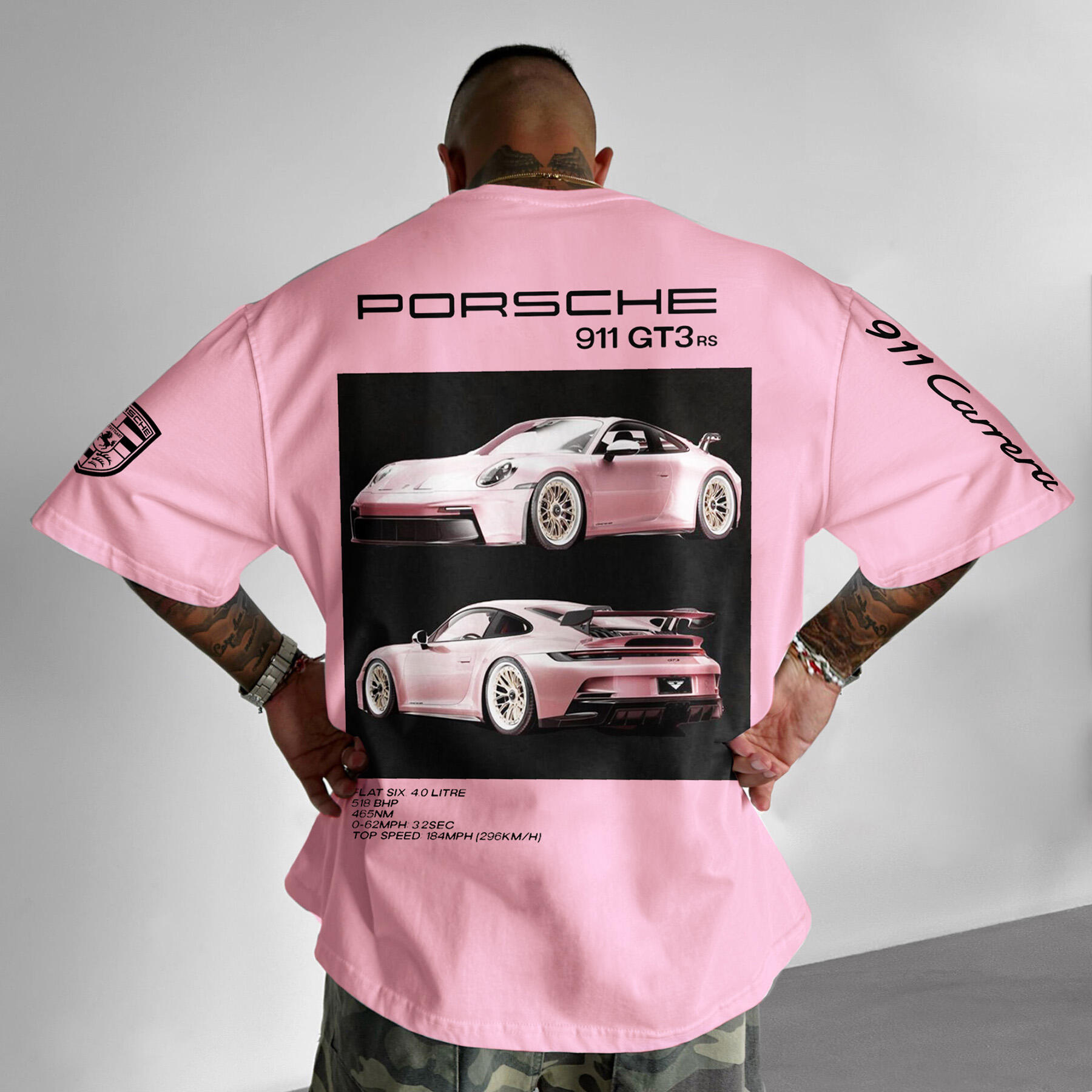 Oversize Sports Car 911 GT3 RS Tee